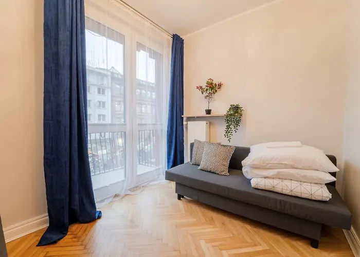 Big - Center - 4 - 6 Beds - 2 Balcony - 12 People - 100m2 아파트 브로츠와프